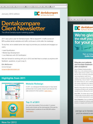 Email newsletters