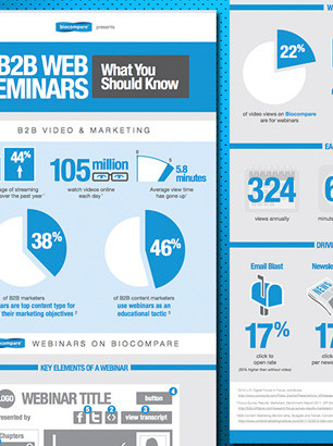 Infographic for B2B Web Seminars